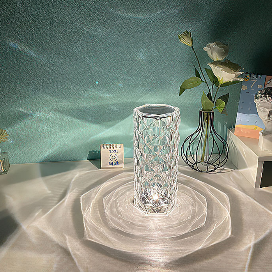 Crystal Diamond Table Lamp