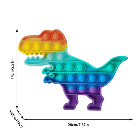 Dinosaur Fidget Toys - Pop Bubble Fidget Sensory Toy