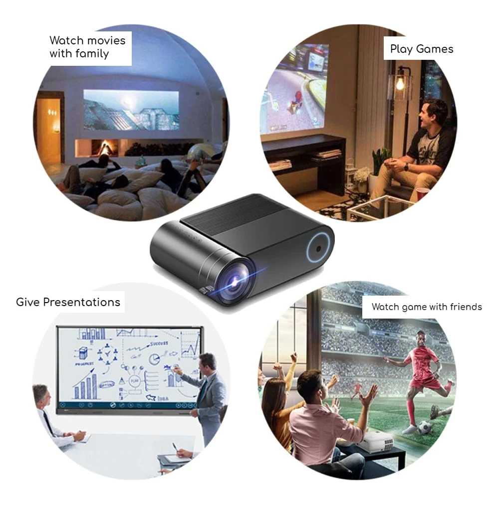 Portable Multi-Screen Video Beamer