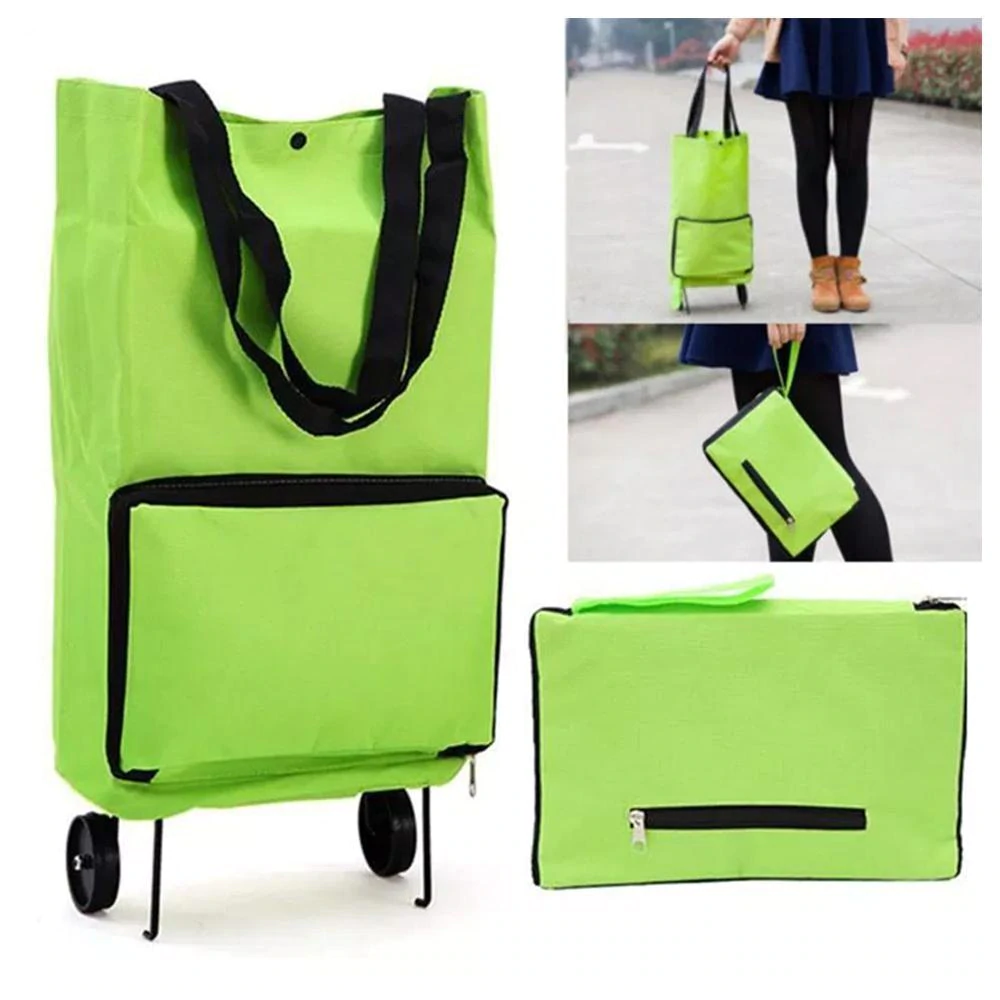 New Portable Foldable Shopping Bag with Wheels