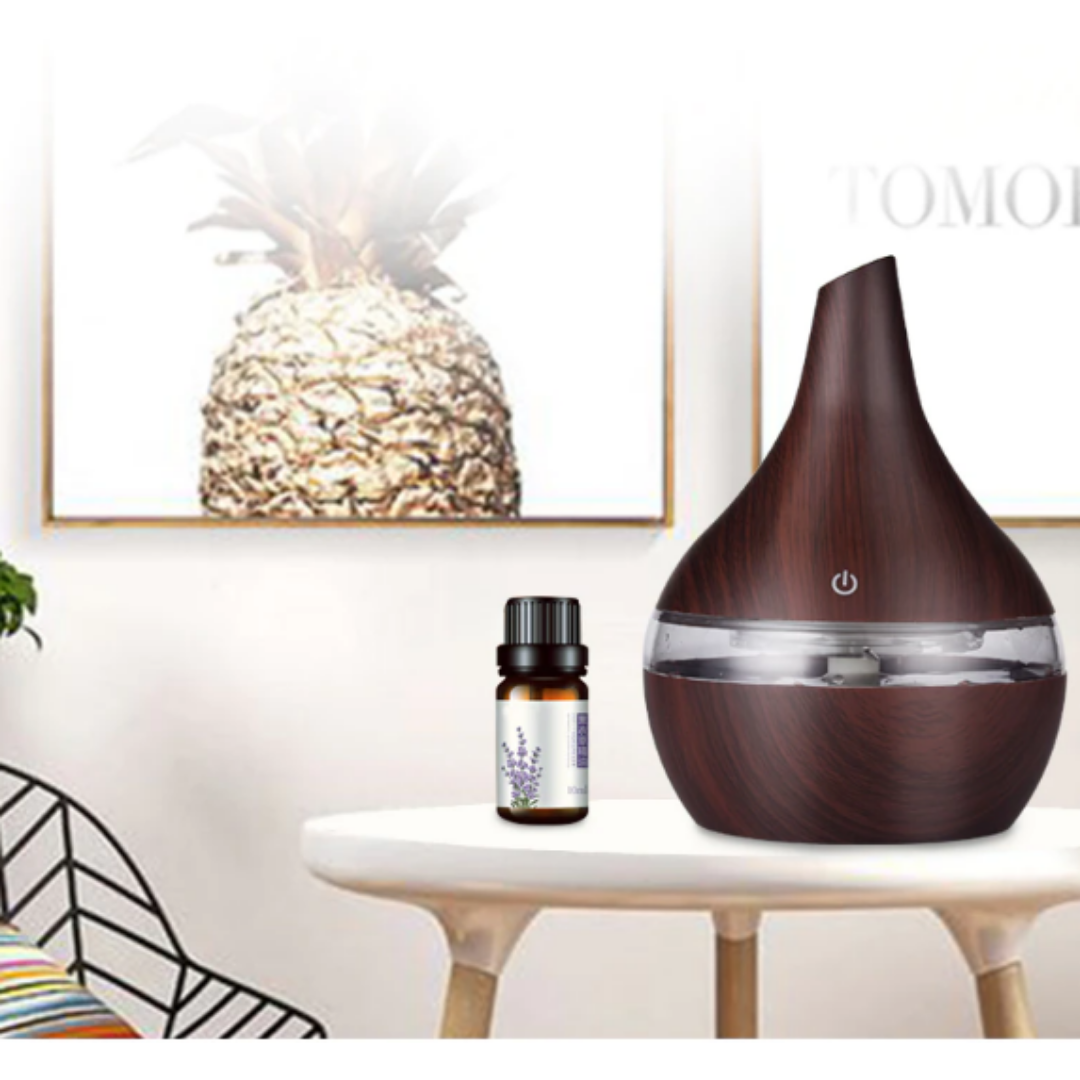 Ultrasonic Wood Humidifier & Diffuser