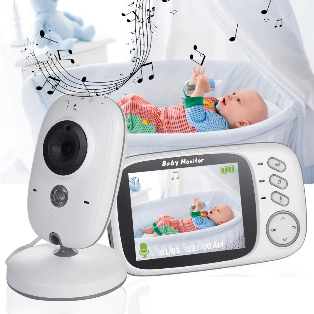 3.2 inch LCD 2 Way Audio IR Night Vision Baby Monitor