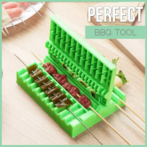 Multi-Functional Rapid Barbecue Skewer Tool