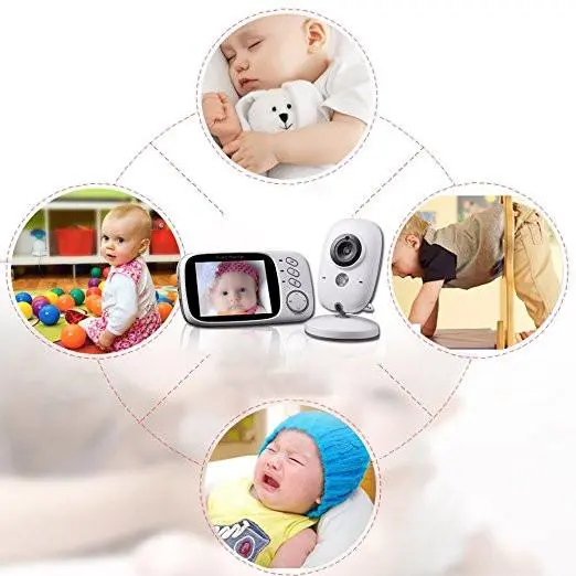 Night Vision 2-Way Video Baby Monitor