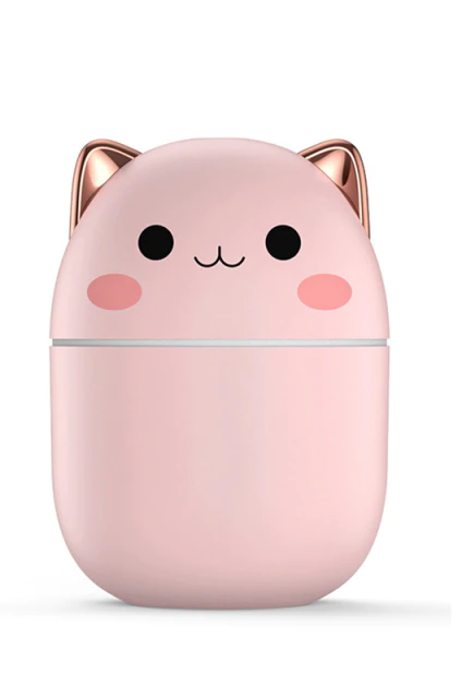 Cat Face Air Ultrasonic Humidifier Aroma Essential Oil Diffuser