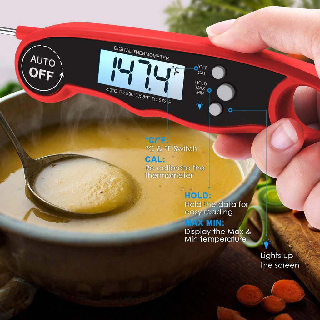Instant Read Food Digital Thermometer Kitchen Accessories Cooking Gadgets New Teechnology 2022 Cooking Thermometer Digital Accurate Results Best Cooking Thermometer