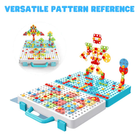 Drilling Screw 3D Creative Mosaic Puzzle Toys For Kids