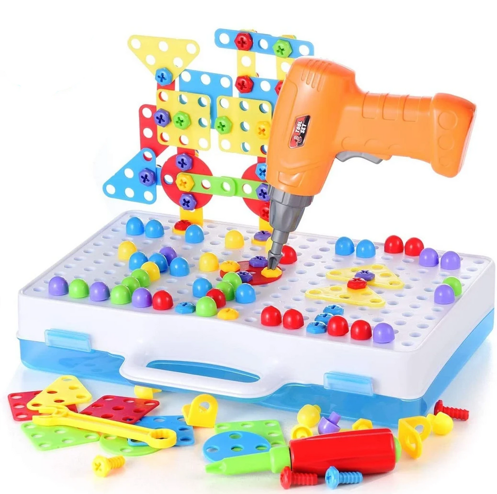 Drilling Screw 3D Creative Mosaic Puzzle Toys For Kids