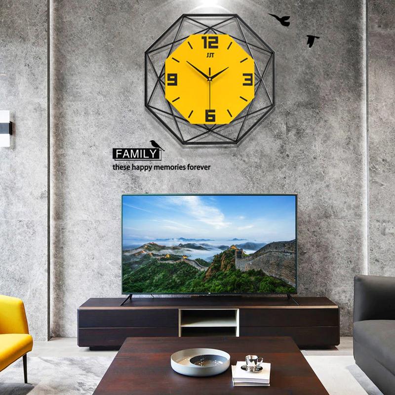 Geometric Wall Clock