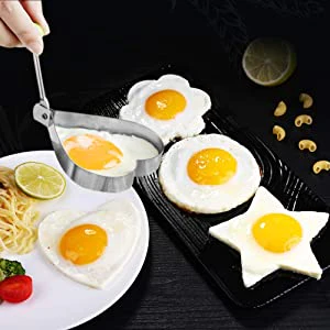 5 pcs Stainless Steel Fried Egg Shaper