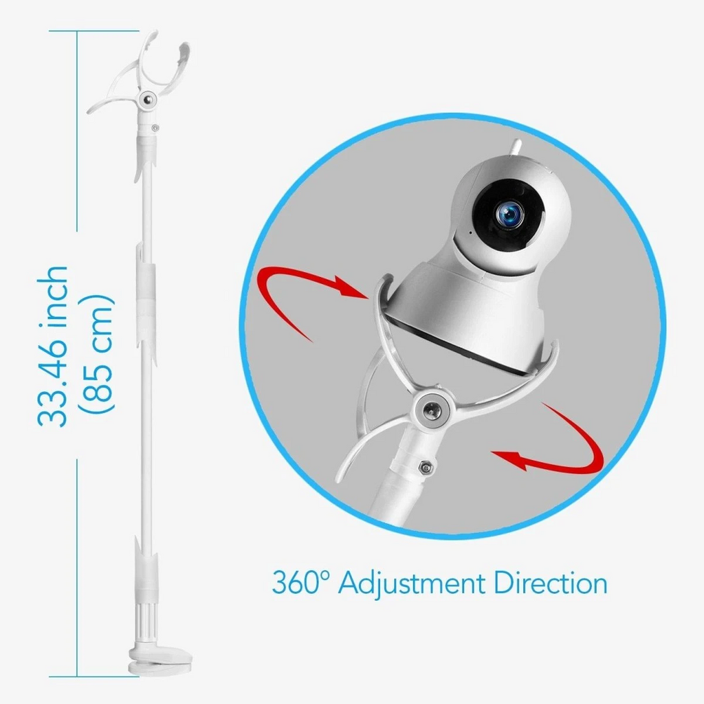 360° Flexible Baby Monitor Holder Stand Bed Lazy Long Arm Cradle