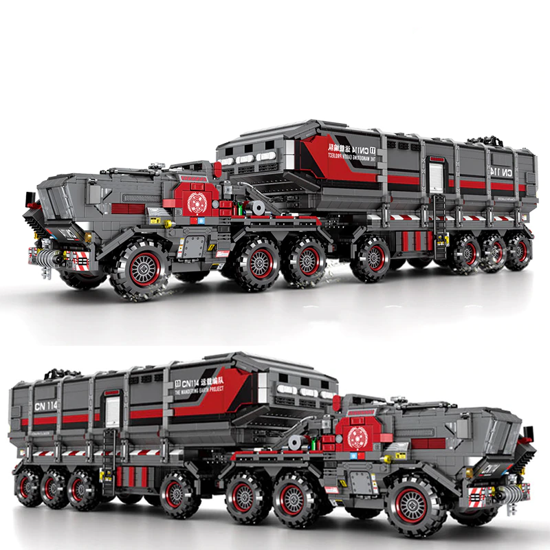 Military Troop Carrier Model Building Blocks
