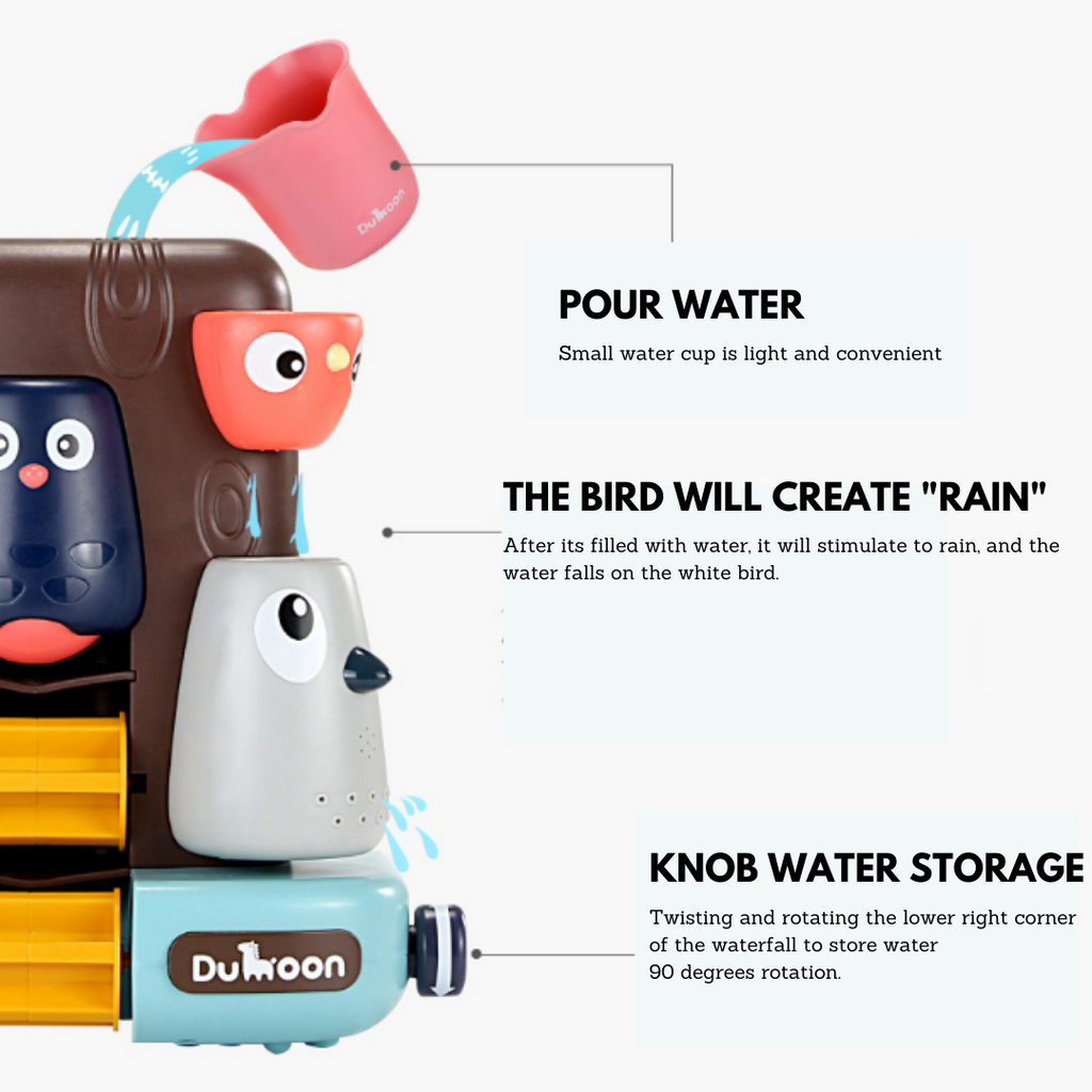 Tree House Shower Toys for Kids - Bath Toys Pipeline Water Spray Shower Game