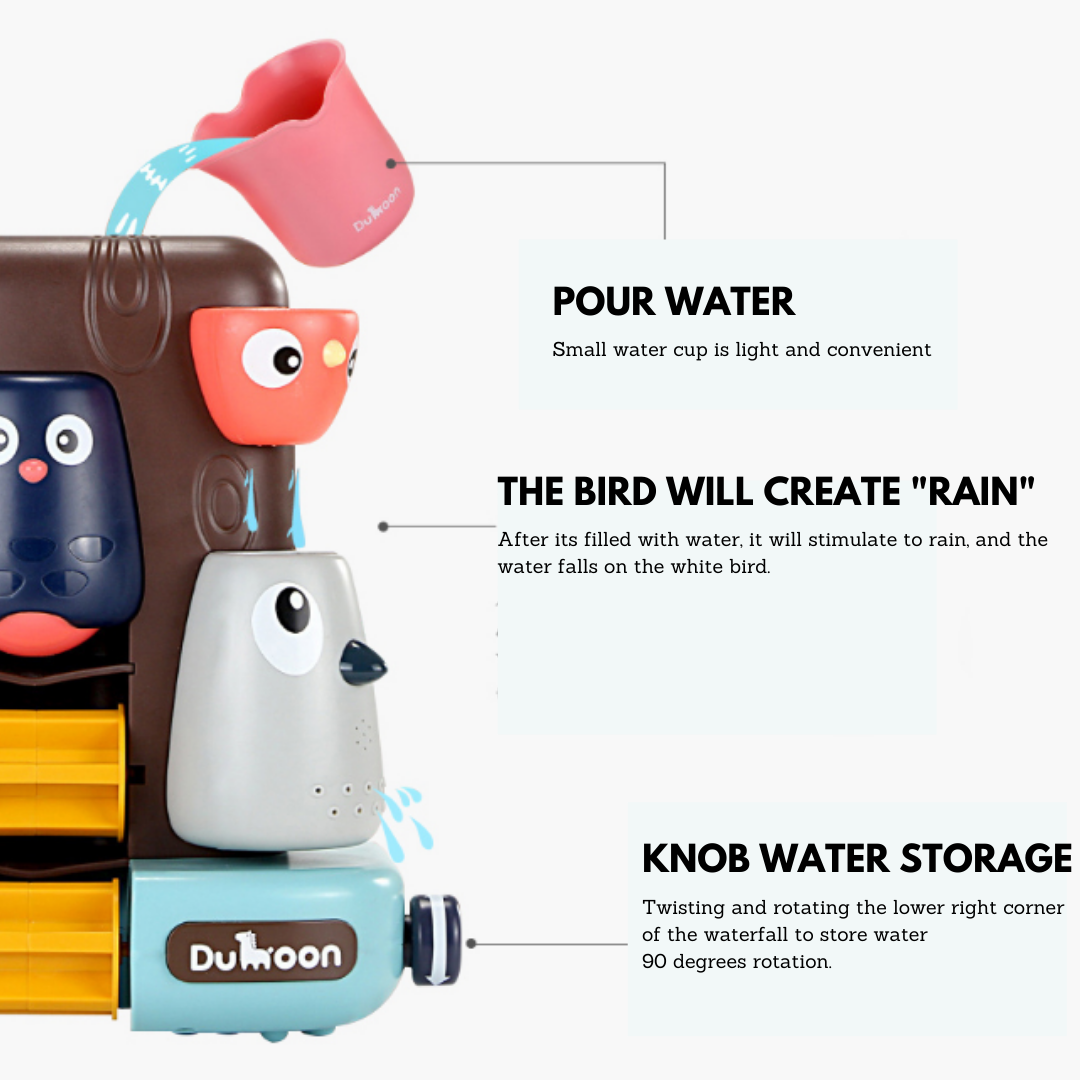 Tree House Shower Toys for Kids - Bath Toys Pipeline Water Spray Shower Game