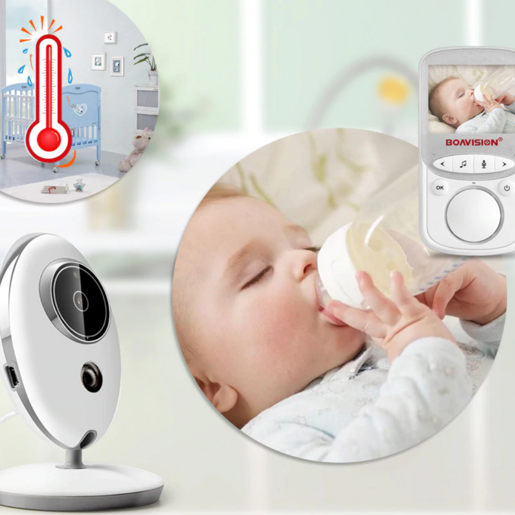Wireless LCD Audio Video Music Intercom IR Baby Monitor