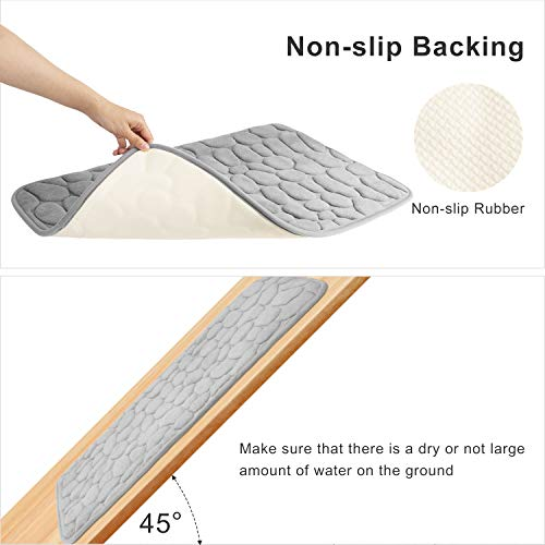 Water Absorbent & Non-Slip Bathroom Floor Mat
