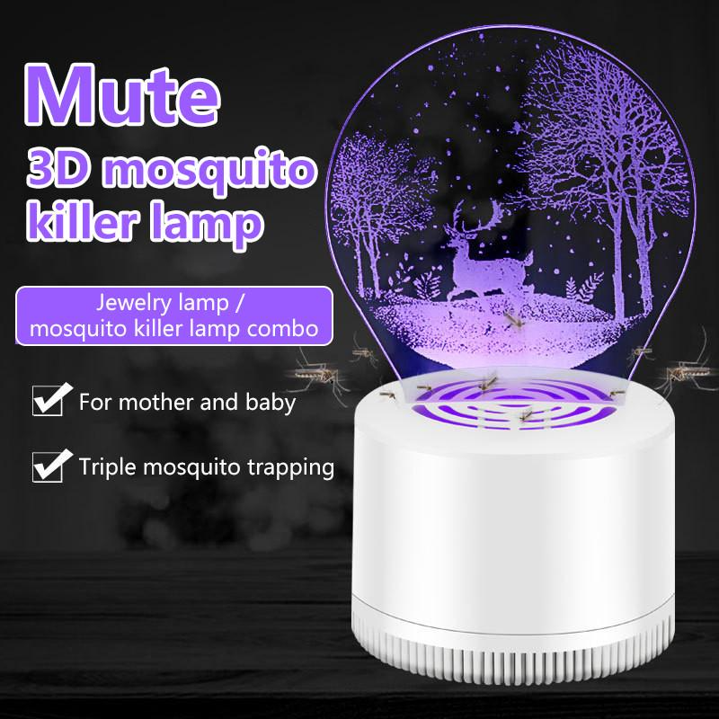 3D Illusion Electronic Mosquito Killer Lamp