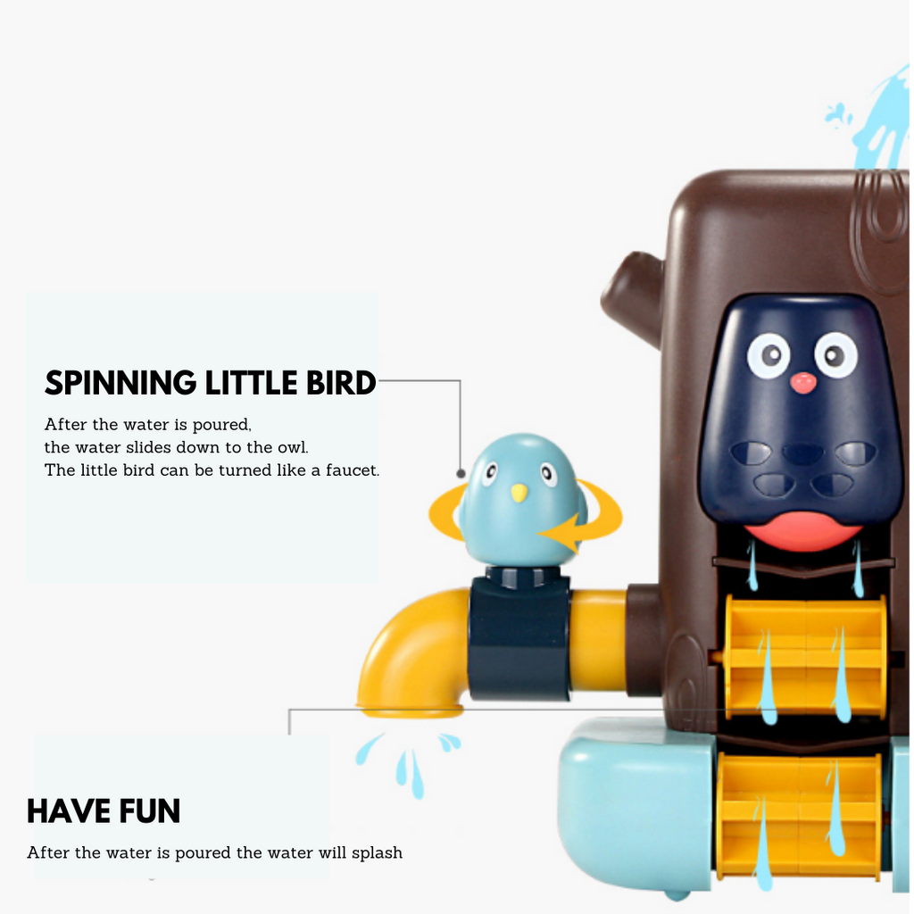Tree House Shower Toys for Kids - Bath Toys Pipeline Water Spray Shower Game