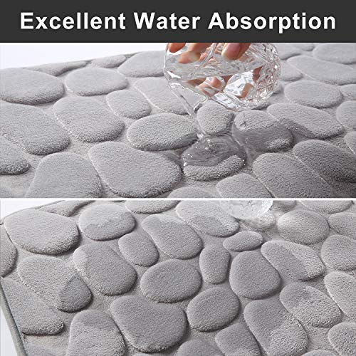 Water Absorbent & Non-Slip Bathroom Floor Mat