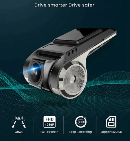 Multimedia Player with ADAS Dvr FHD 1080P Car Dash Camera
