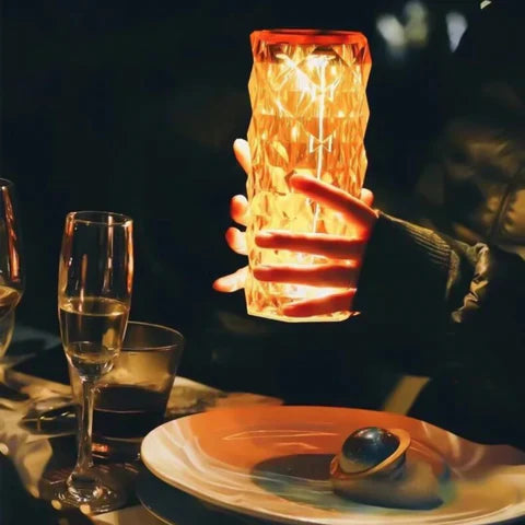 Crystal Diamond Table Lamp