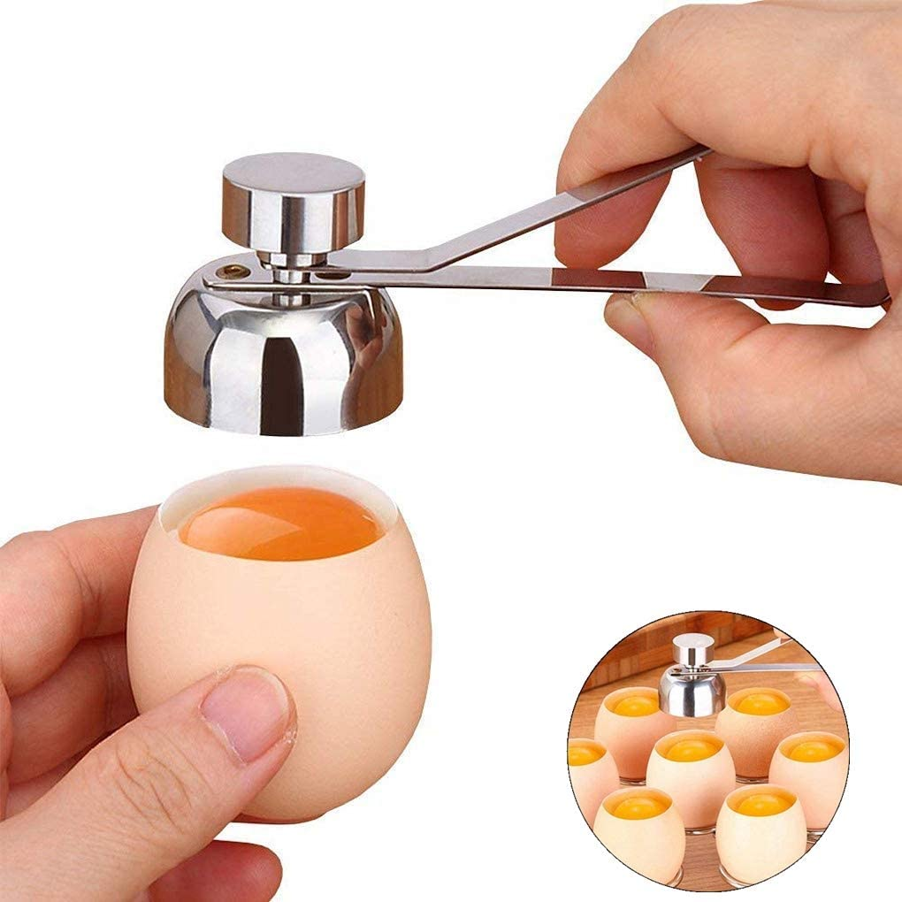 New Practical Stainless Steel Egg Shell Opener