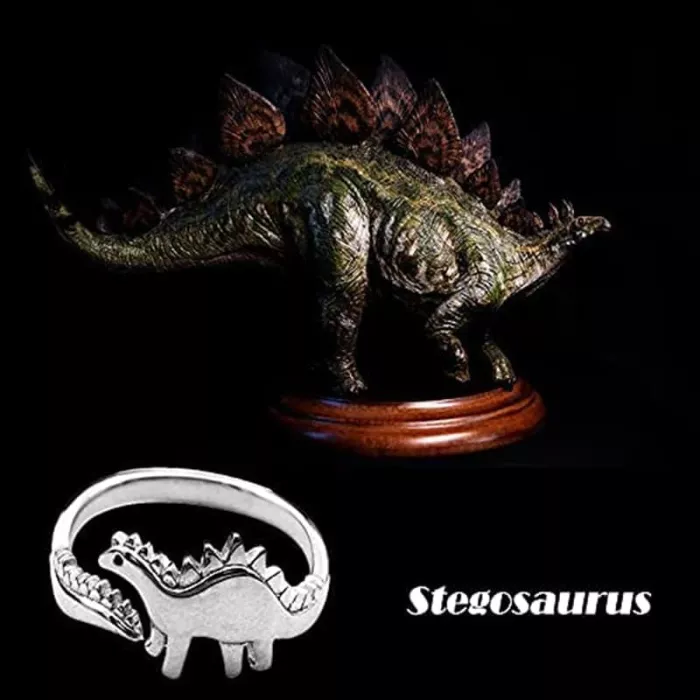 Adjustable Fashion Dinosaur Open Geometric Rings For Men/Women 2022 New Korea Trendy Adjustable Animal Ring Jewelry Gift