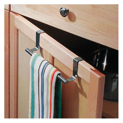 Over-the-Door Multifunctional Stainless Steel Door Back Towel Rack