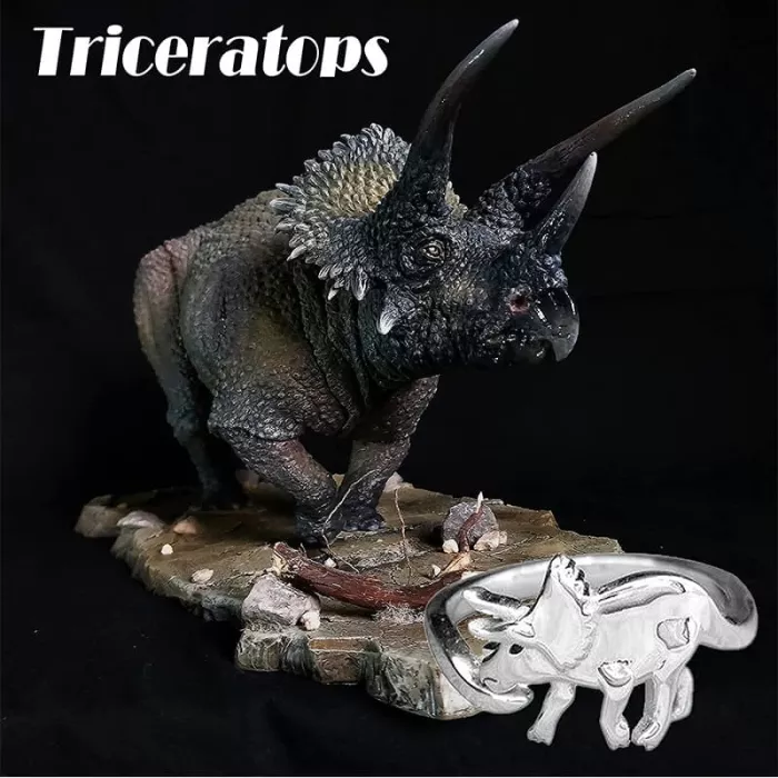 Adjustable Fashion Dinosaur Open Geometric Rings For Men/Women 2022 New Korea Trendy Adjustable Animal Ring Jewelry Gift