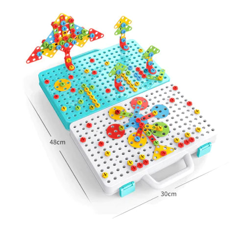Drilling Screw 3D Creative Mosaic Puzzle Toys For Kids