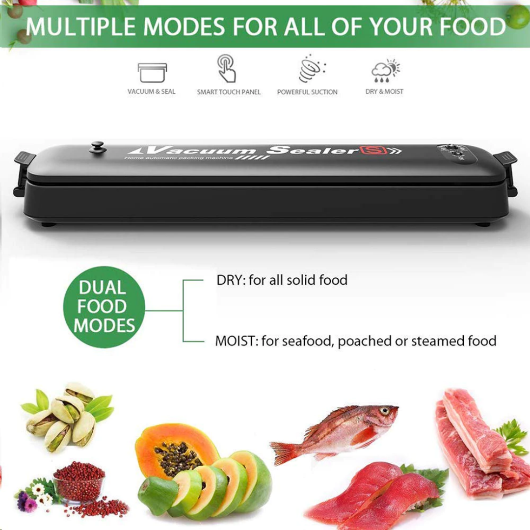 Best Electric Automatic Food Vacuum Sealer Packaging Machine for Commercial and Household Use