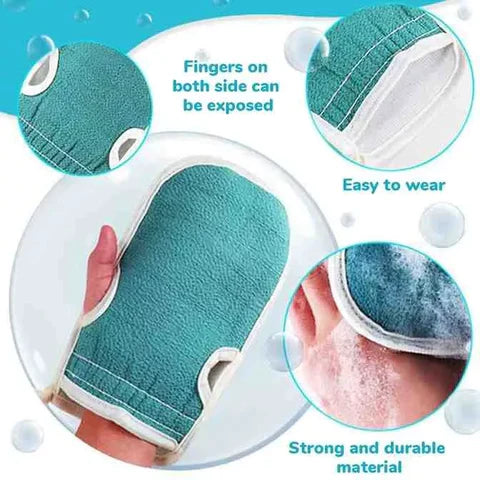 Body Bath Exfoliating Scrubber Set