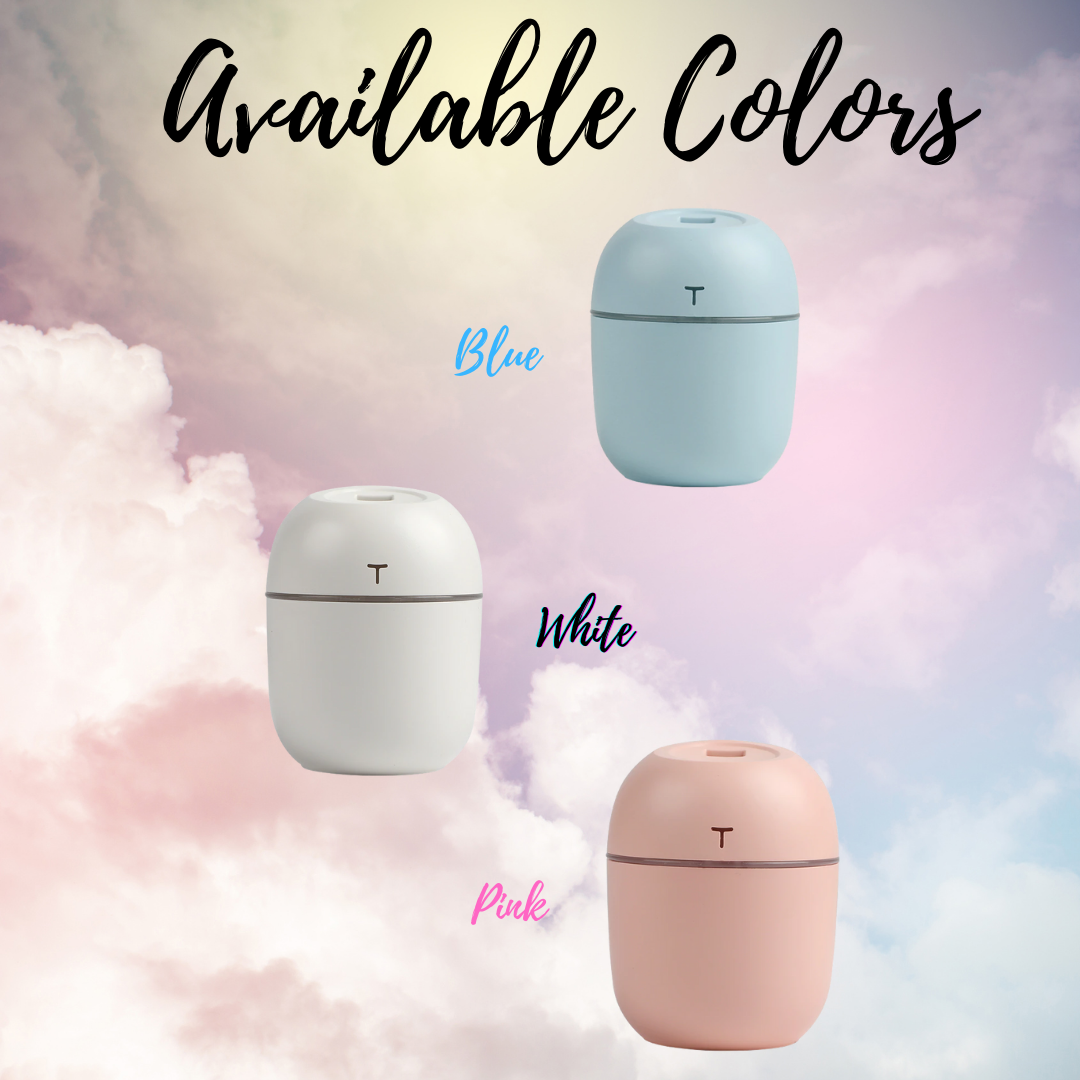 Ultrasonic Mini Air Humidifier & Oil Diffuser