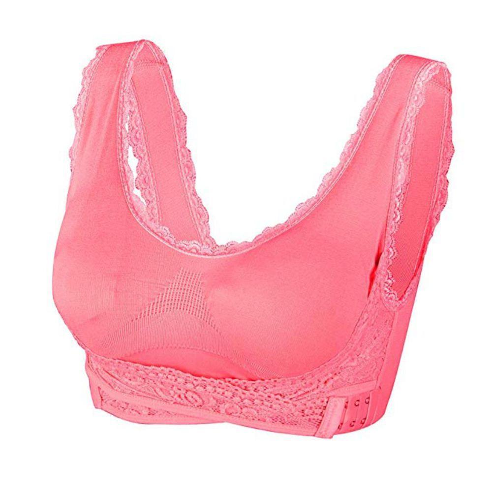 Anti Sagging Comfort Lift Up Bra Wireless Shockproof Sports Support Fitness Vest Bras Breathable Underwear Crotch Back Corset Bra