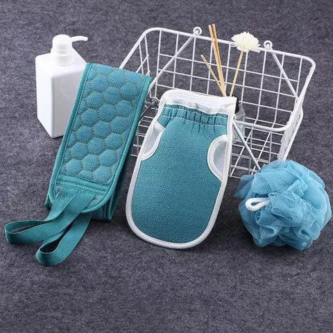 Body Bath Exfoliating Scrubber Set