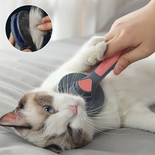 Self-Cleaning Pet Grooming Slicker Brush