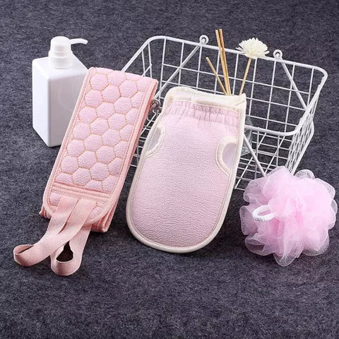 Body Bath Exfoliating Scrubber Set