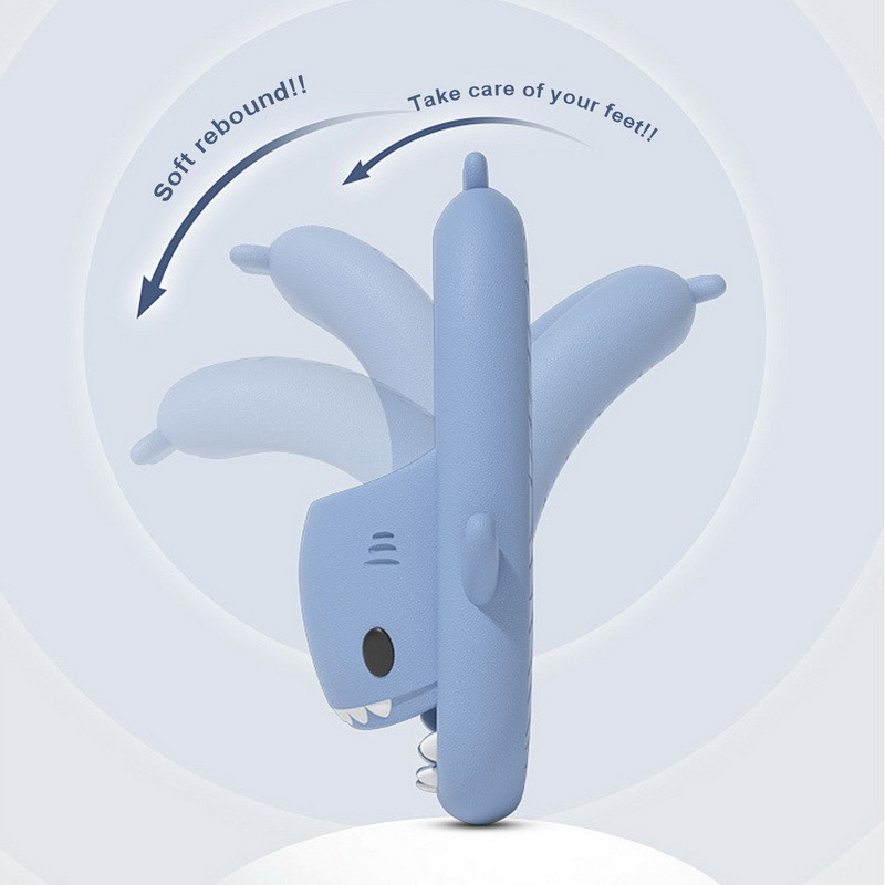 4CM Anti-Skid Cool Shark Hollow Slippers