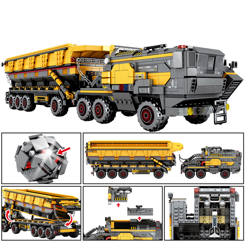 Military Personnel and Bucket Carrier Model Building Blocks