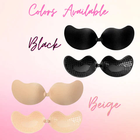 Reusable Front Closure Backless Strapless Adhesive Push Up Bra