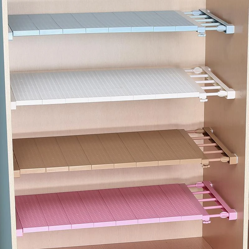 Adjustable Storage Organizing Rack Clothes Storage Box Closet Separation Organizers Drawer Divider Organizer Compartment Boxes