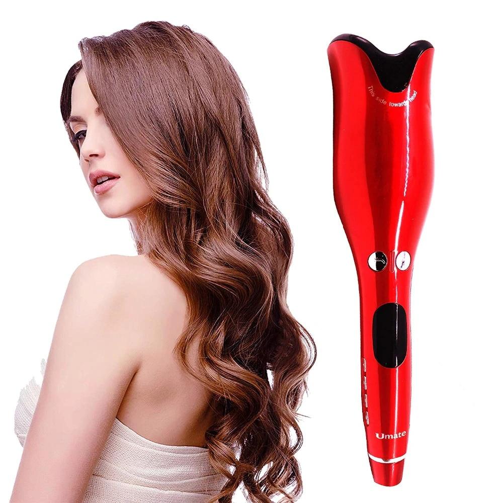 Automatic Rotating Hair Curling Iron Ceramic Rotating Hair Waver Magic Curling Wand Irons Hair Styling Tools