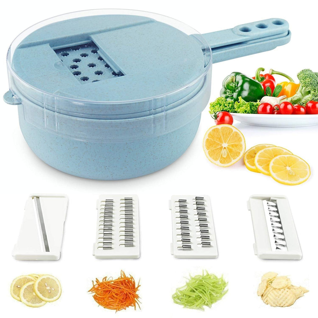 Mandoline Slicer Cutter & Grater For Vegetable (8 Functions In 1 )