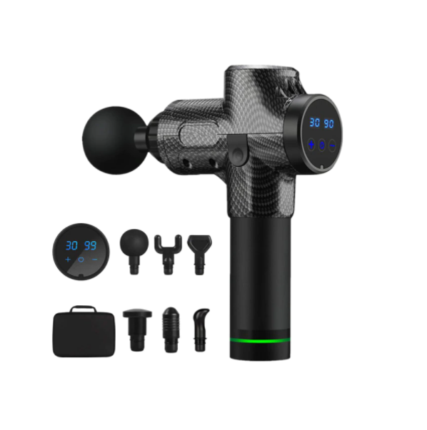 6 Head Massage With Touch Display For Percussion Massager Muscle Relaxing Therapy Professional Massage Gun for Pain Relief and Body Relaxation