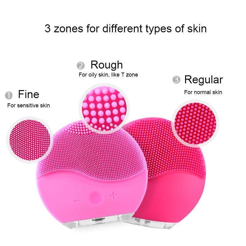 Acne Removal Electric Facial Cleansing Brush Skin Massager