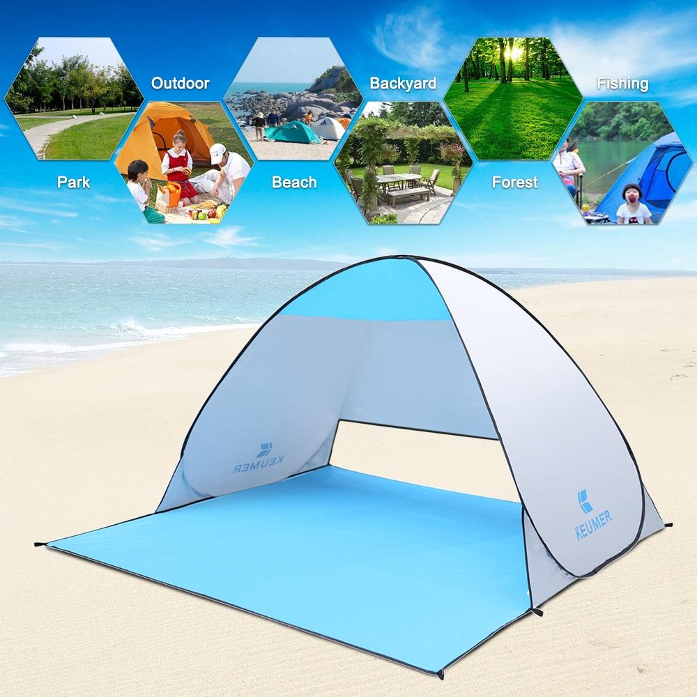 Automatic Camping Folding Anti UV Protection Sunshade Home Garden Hotel Patio Safety Net Tent