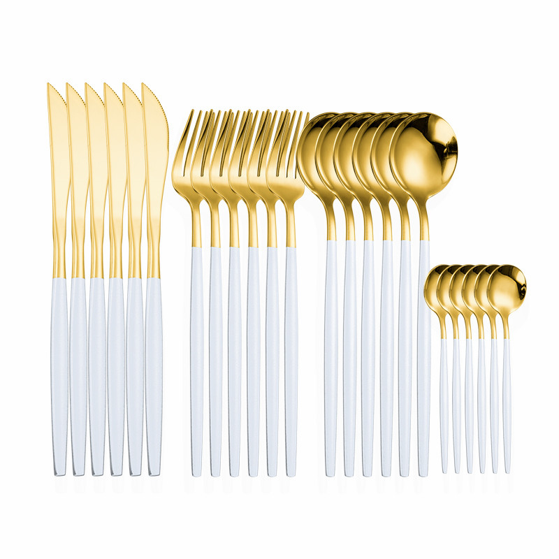 24 Pieces Trendy Dinnerware Set