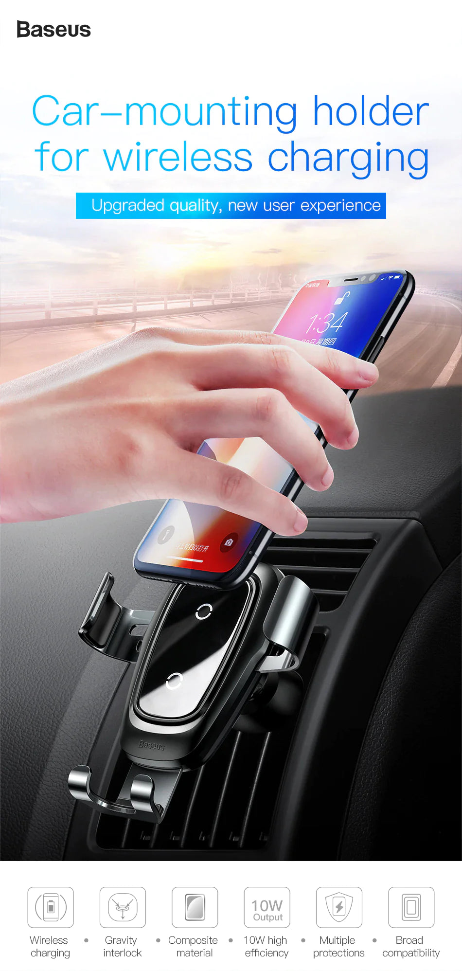 Car Phone Holder for IOS and Android