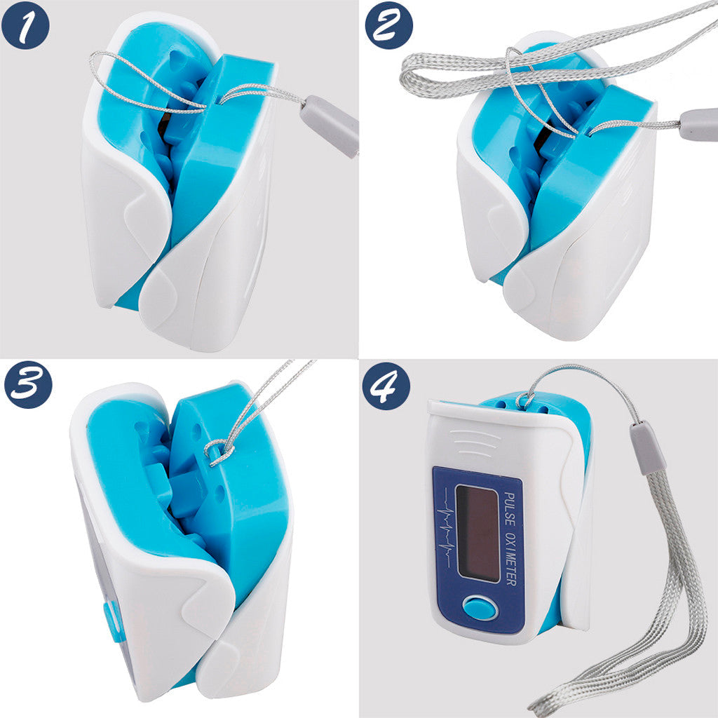 Portable Finger Pulse Oximeter Blood Oxygen