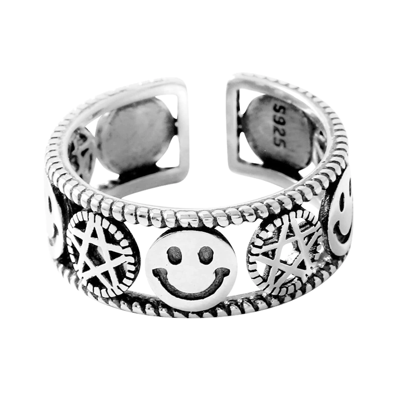 Adjustable Vintage Pop Punk Fashion Ring
